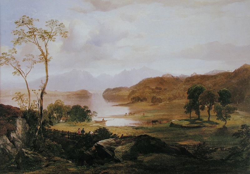 Horatio Mcculloch Loch Fad oil painting picture